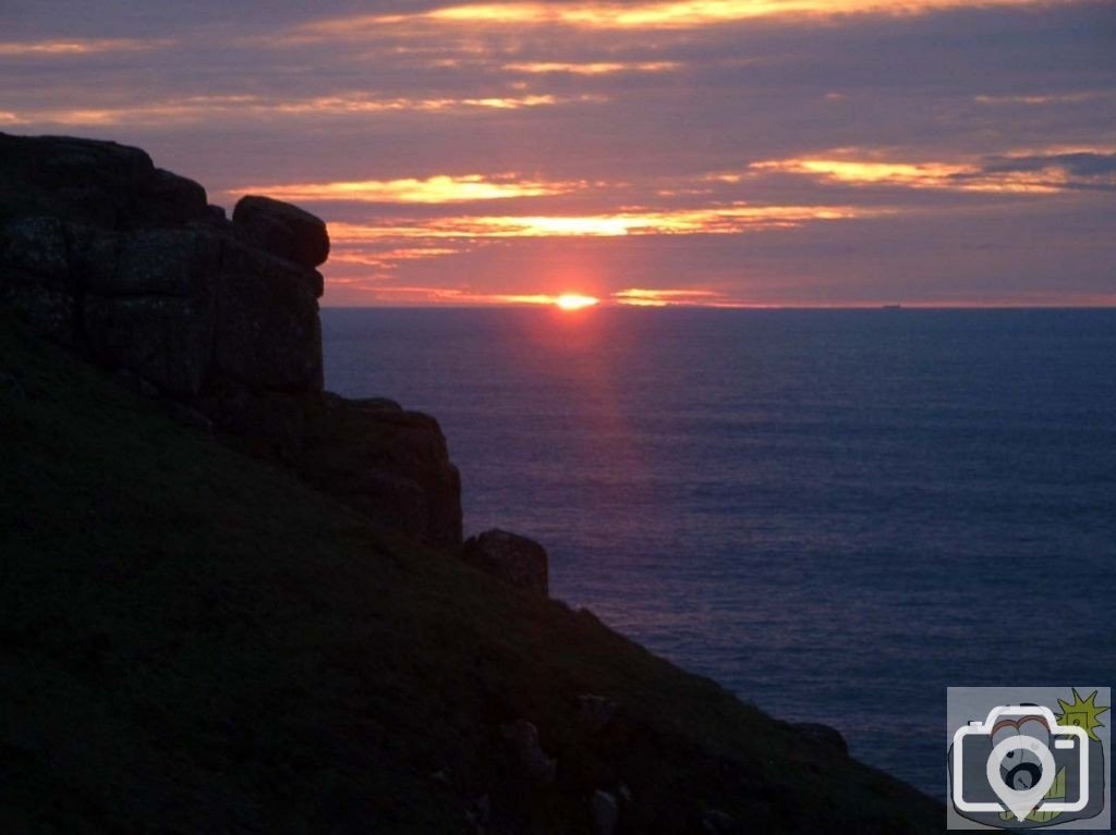 Porthgwarra sunset