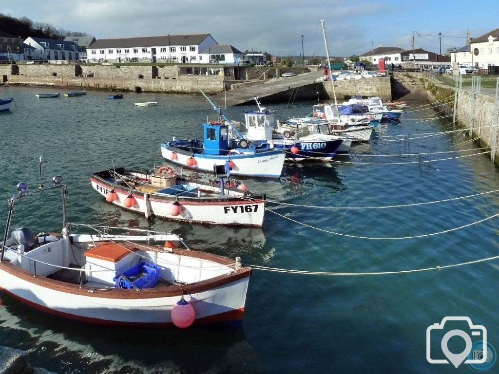 Porthleven Harbour Inner Basin  - 22nd October, 2011