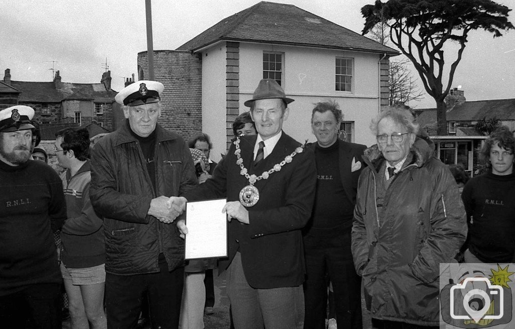 Presentation in St John's Hall Forecourt