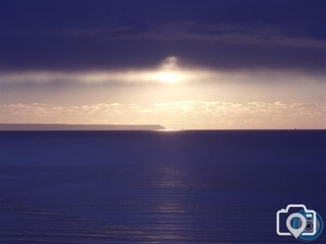 Purple seascape