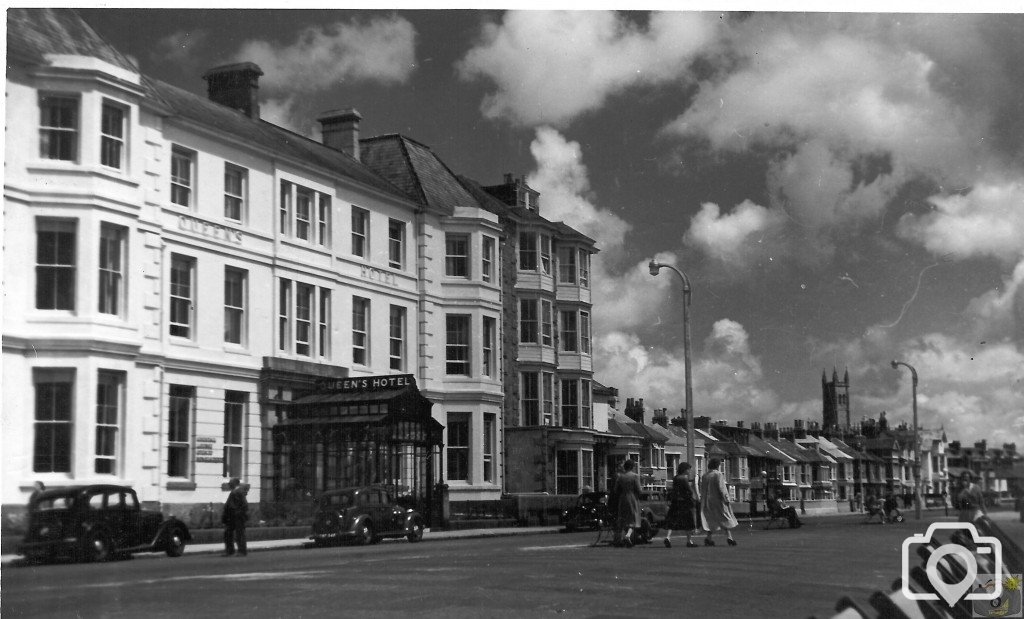 Queen's Hotel and The Esplanade, Penzance (my title)