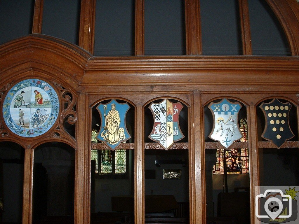 Recognisable badges and arms, Paul Church
