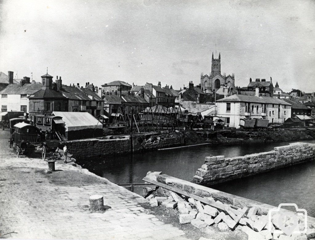 Road extention Penzance harbour 1879