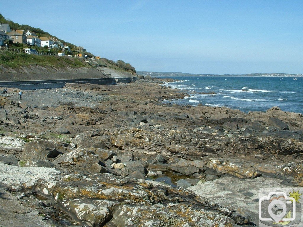Rocky shore at Mousehole, en route for Newlyn