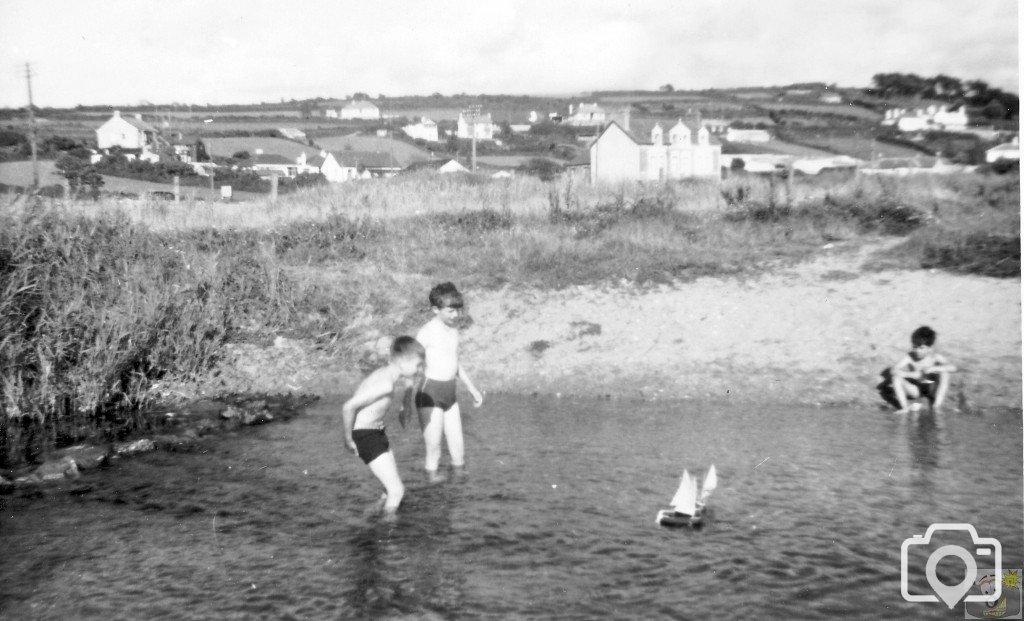 Sailing Boats at Marazion in the 1950s