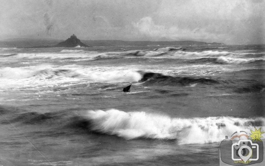 Sand Bank outside the Harbour, Penzance