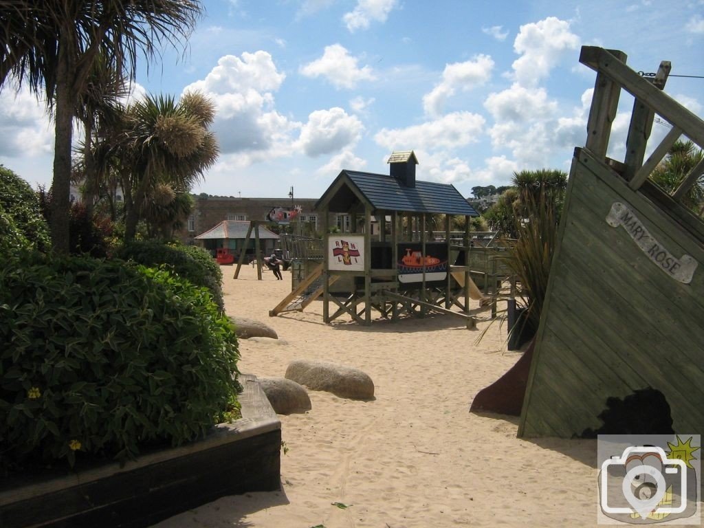 Sand play ground. 2