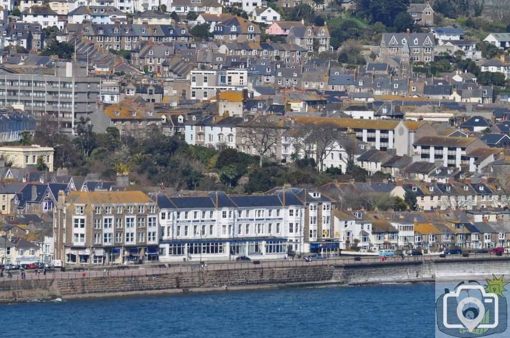Scenes of Penzance taken from above Newlyn
