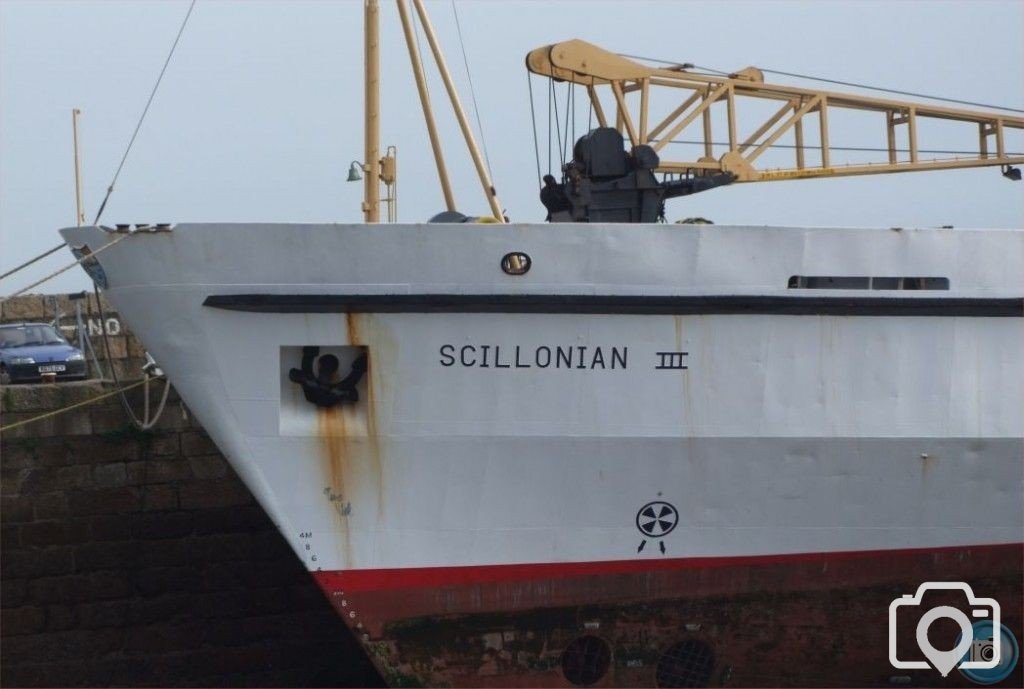 Scillonian III at rest