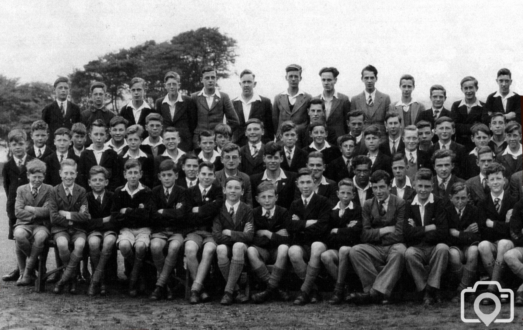 Section A1 of the whole school photograph 1947
