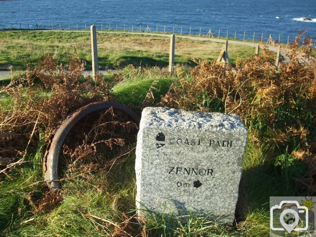 Signpost at Pendeen Watch - 2010