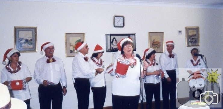 Singing at the local nursing home a few years ago
