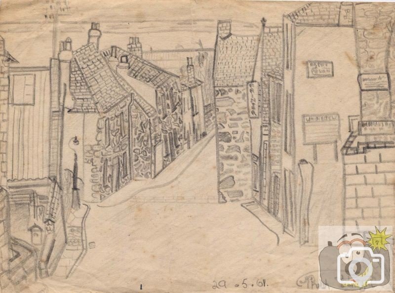Sketch of New Street - May, 1961