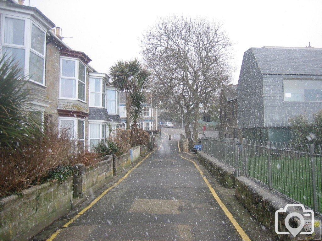 Snow at Newlyn