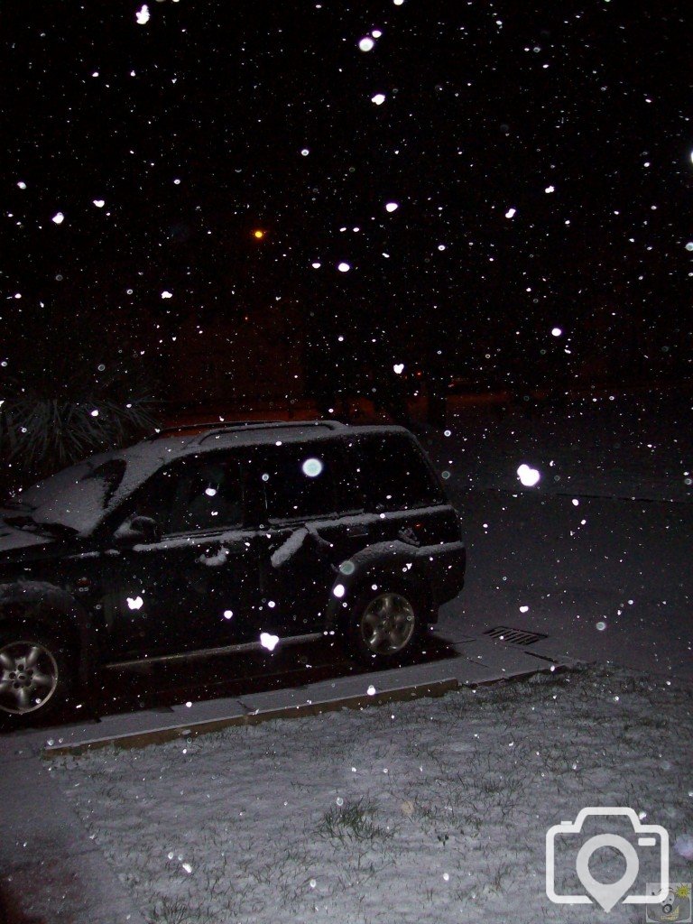 Snow out my way!!