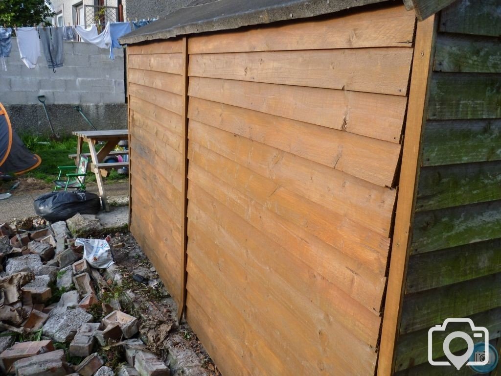 some pics of rebuild of rear garden