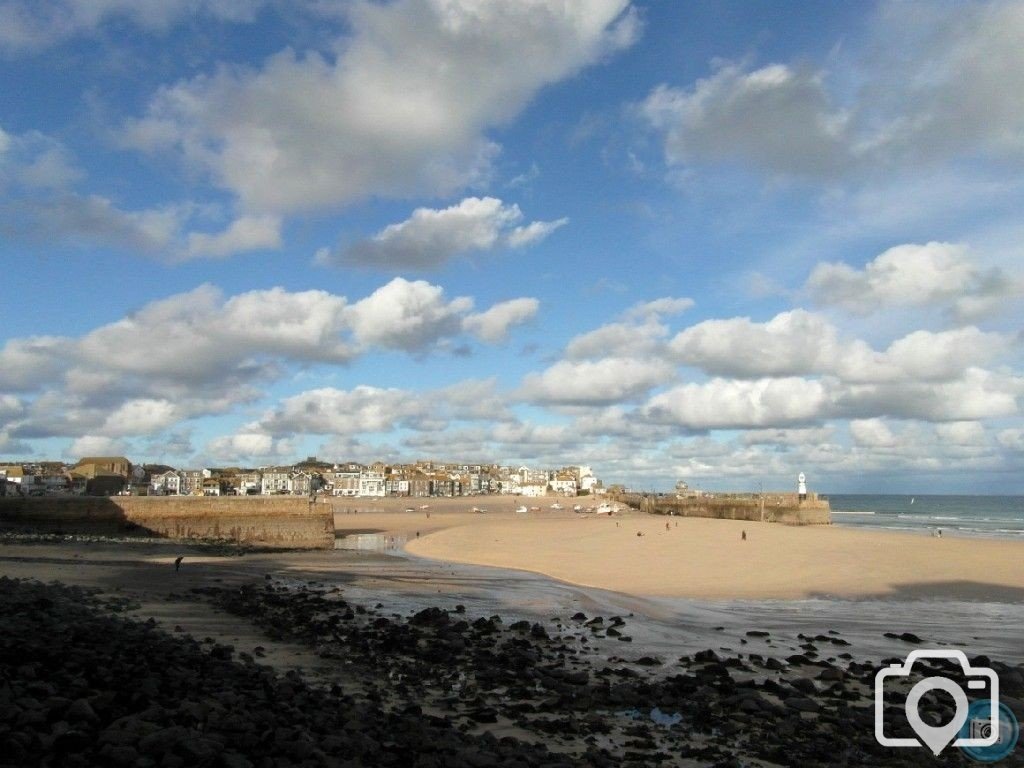 ST IVES TO  CARBIS BAY THERE AND BACK - 17TH NOV, 2012