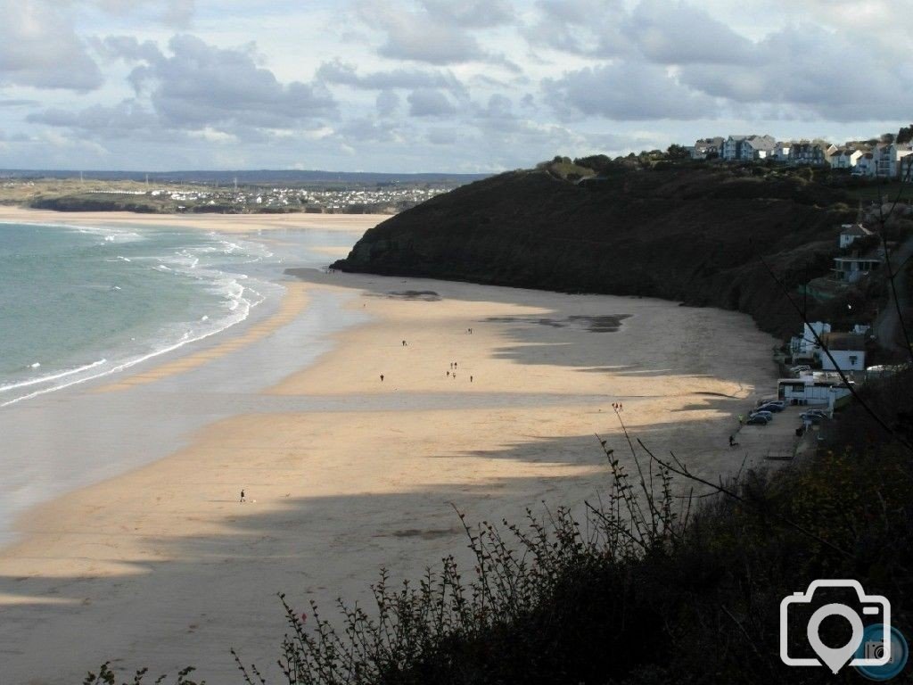 ST IVES TO  CARBIS BAY THERE AND BACK - 17TH NOV, 2012