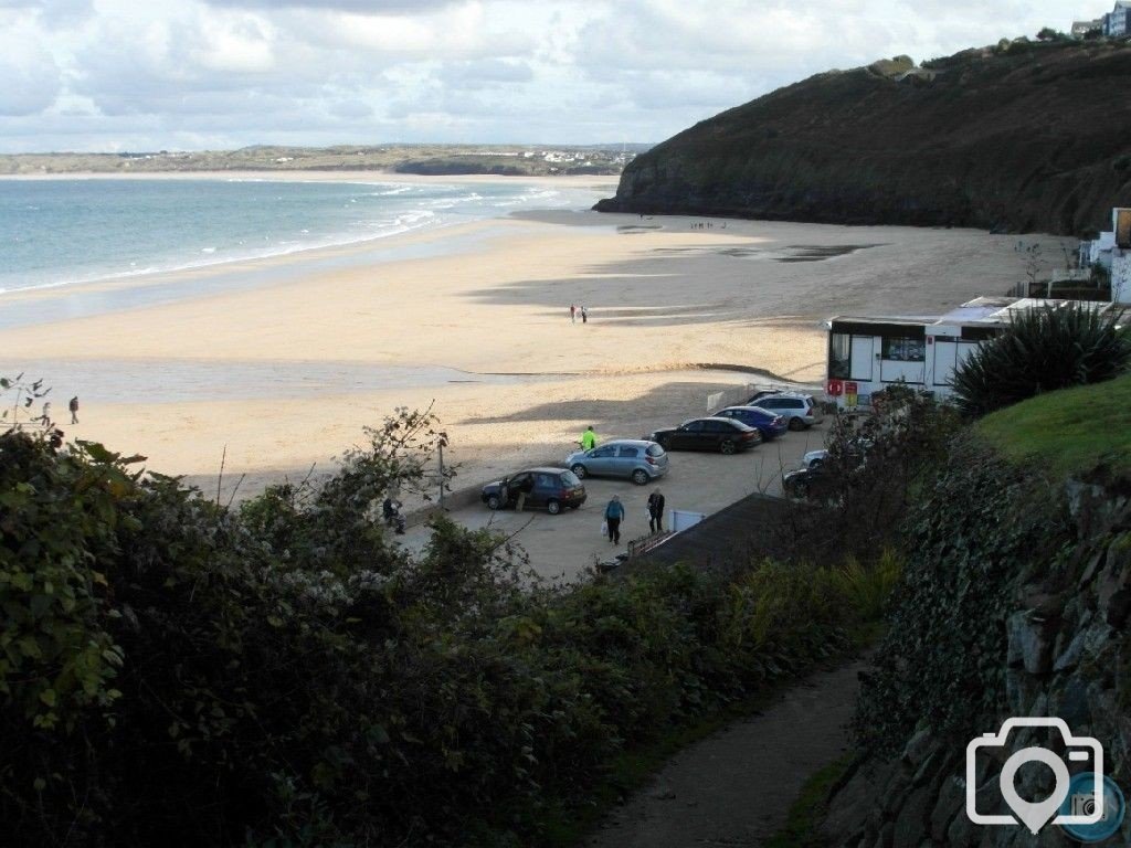 ST IVES TO  CARBIS BAY THERE AND BACK - 17TH NOV, 2012