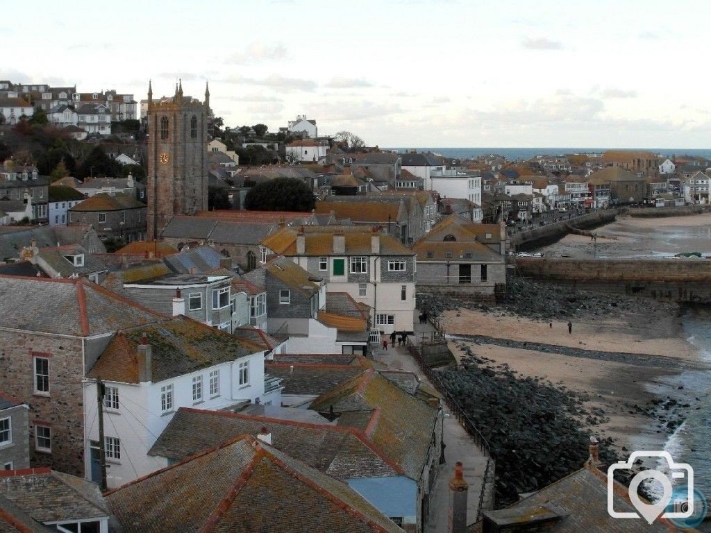 ST IVES TO  CARBIS BAY THERE AND BACK - 17TH NOV, 2012