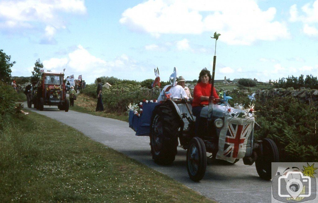St Martin's Jubilee procession, 1977, Scilly