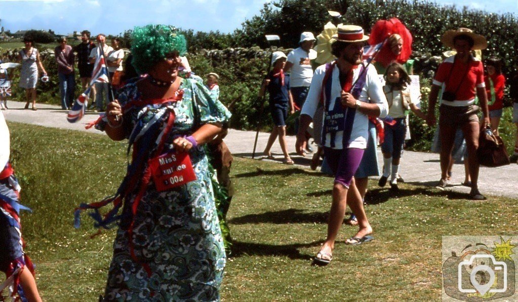 St Martin's Jubilee procession, 1977, Scilly