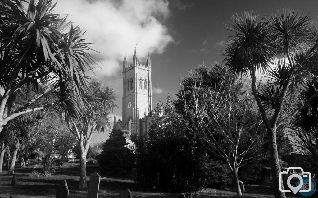 St. Mary's church and graveyard.