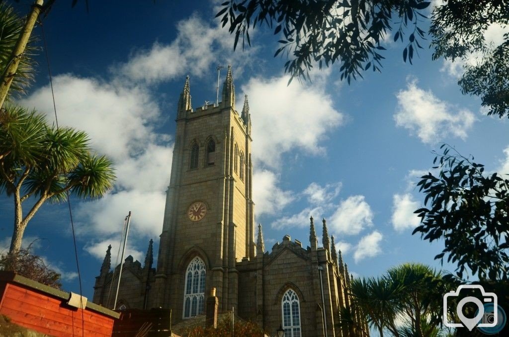 St. Mary's church and graveyard.