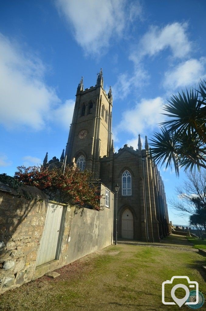 St. Mary's church and graveyard.