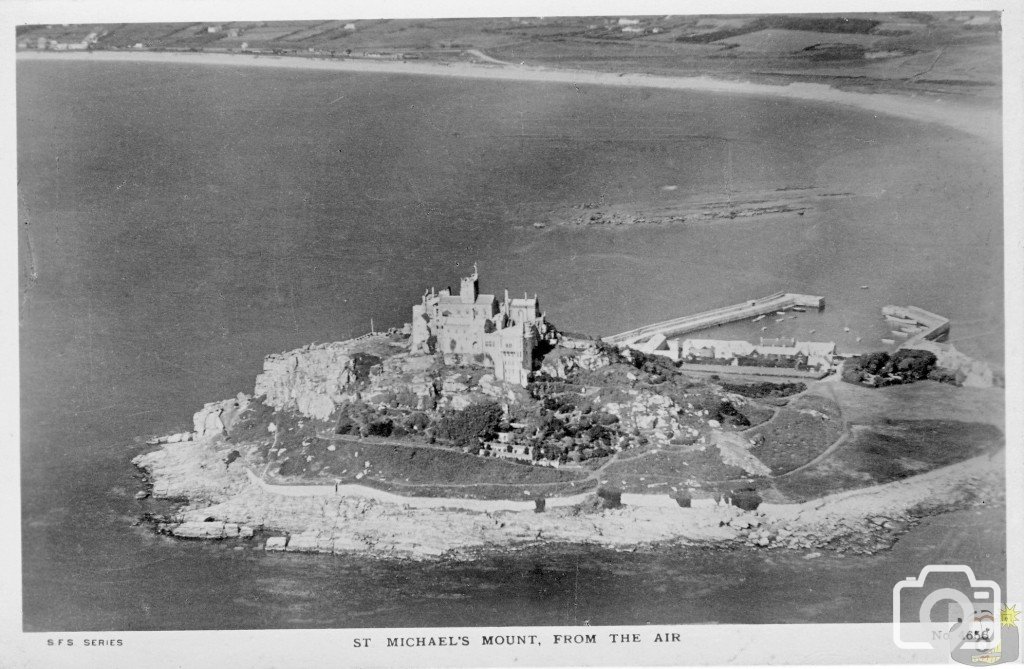 St Michaels Mount from the Air