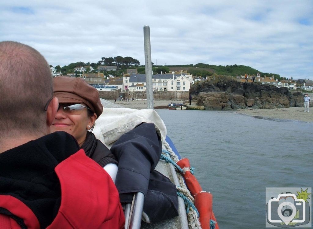 St Michael's Mount - The Boat Journey with the incoming tide