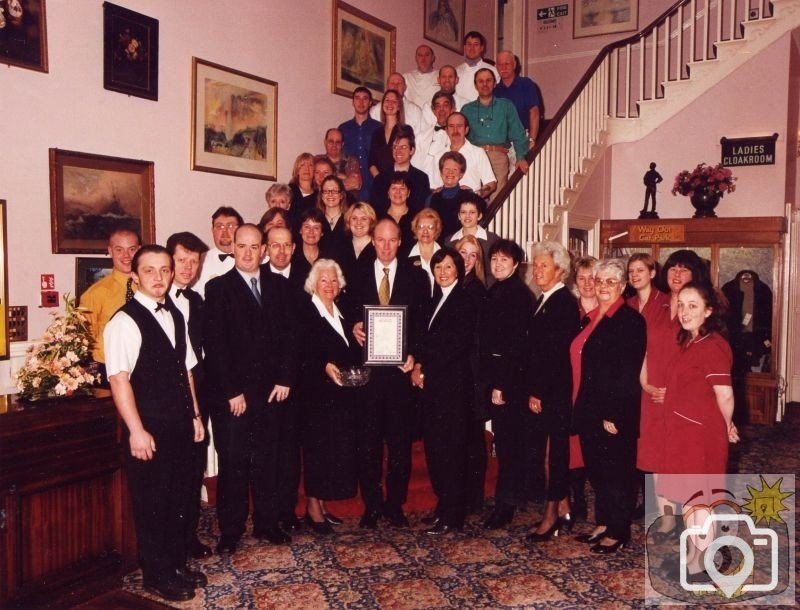 Staff of the Queens Hotel Penzance