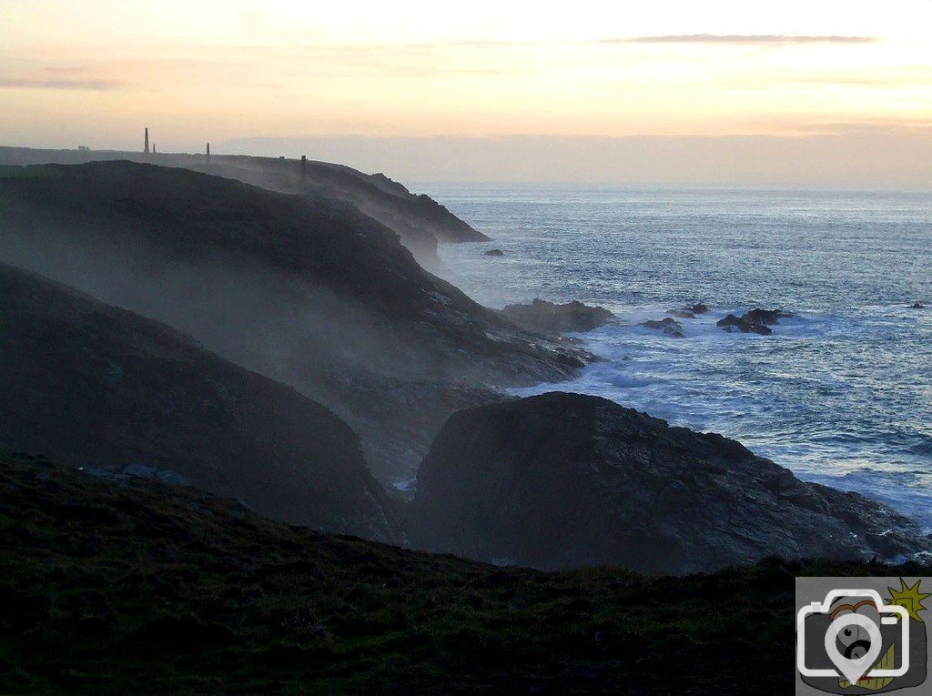 Sundown from Pendeen Lighthouse - 20/01/10