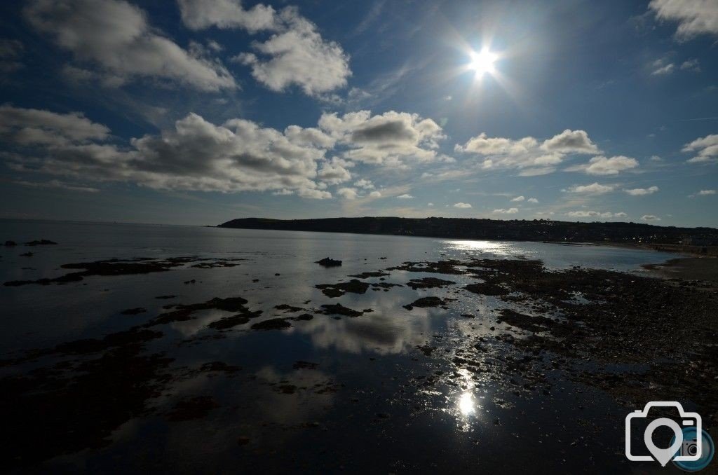 Sunset over Mount's Bay.