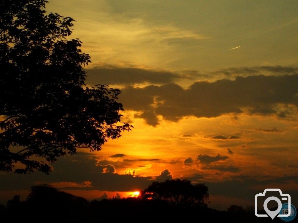 Sunset over the Rec - 19th April, 2011