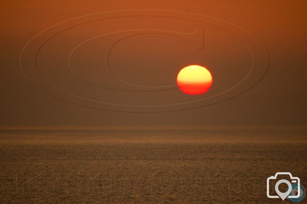 sunset portreath 28-3-12