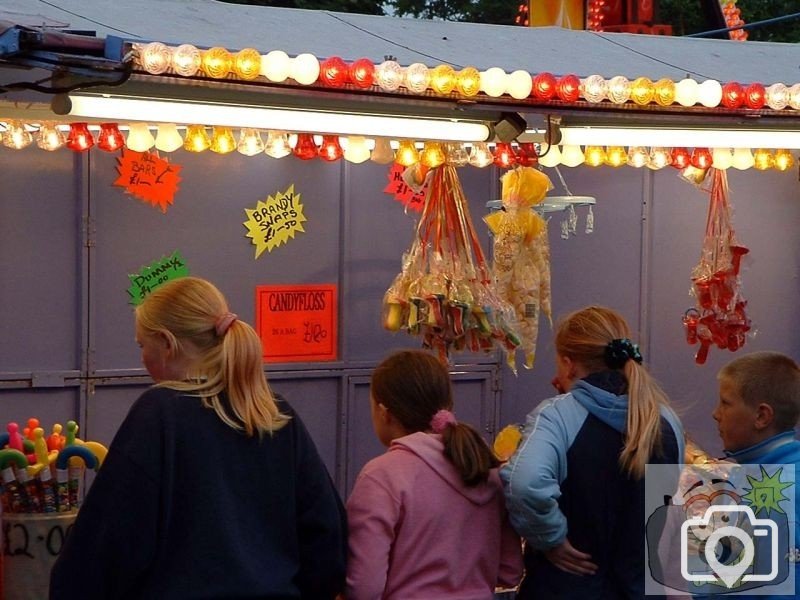 Sweetmeats stall, May, 2003