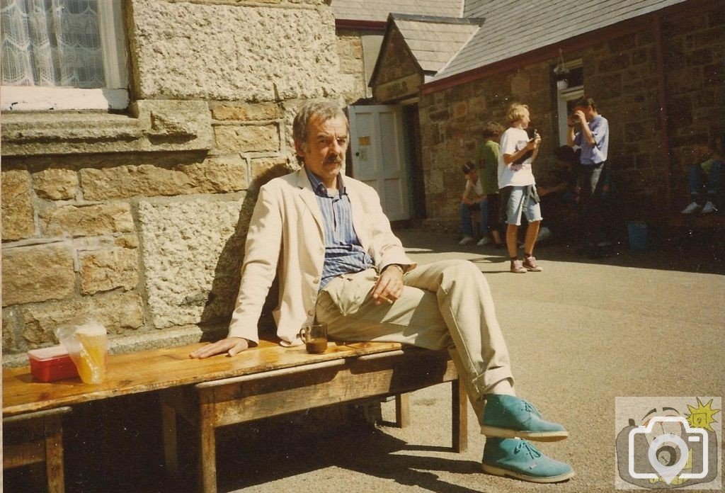 Teacher in Old St. Paul's School in Summer