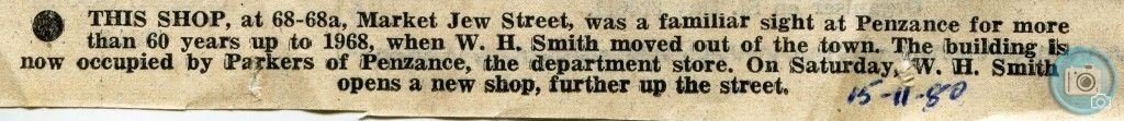 Text from Cornishman