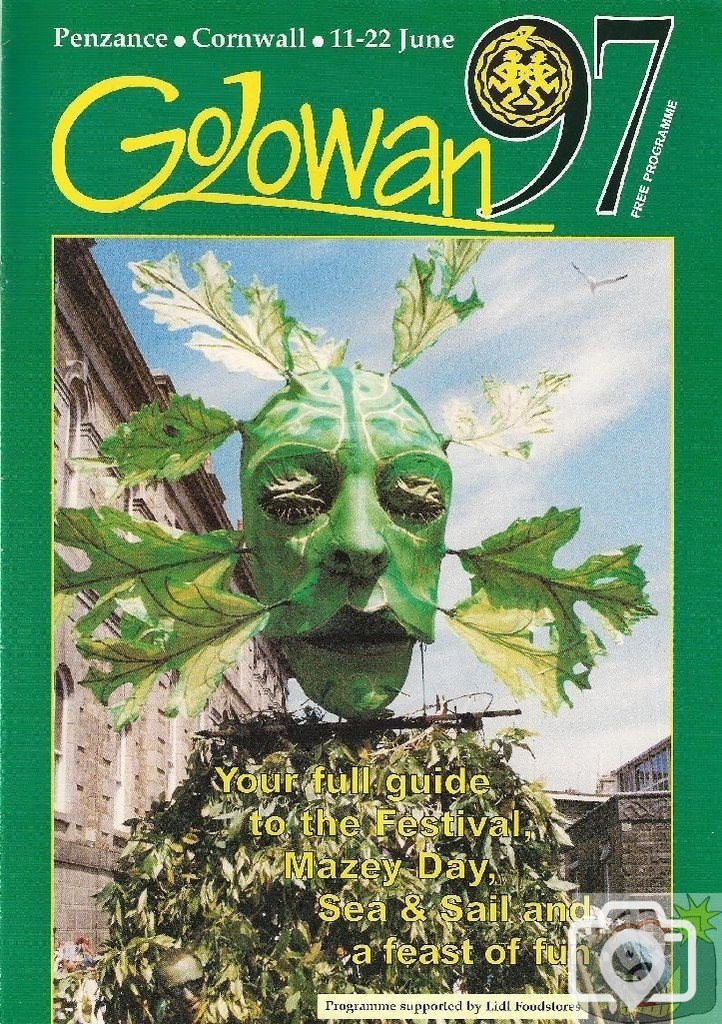 The 1997  Golowan Festival Programme Design
