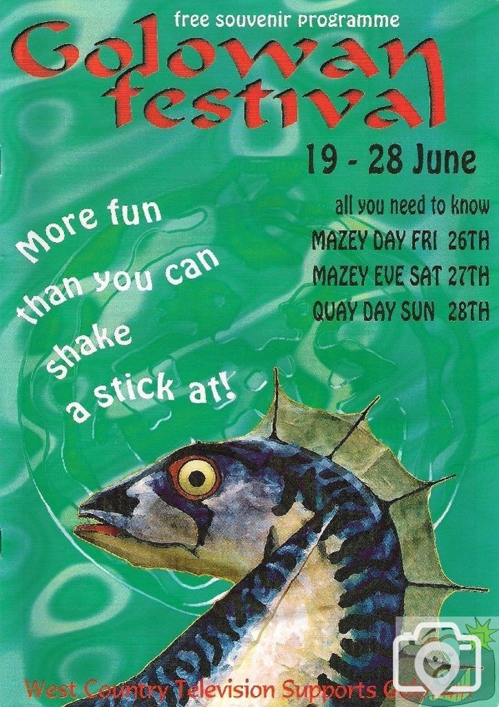 The 1998  Golowan Festival Programme Design