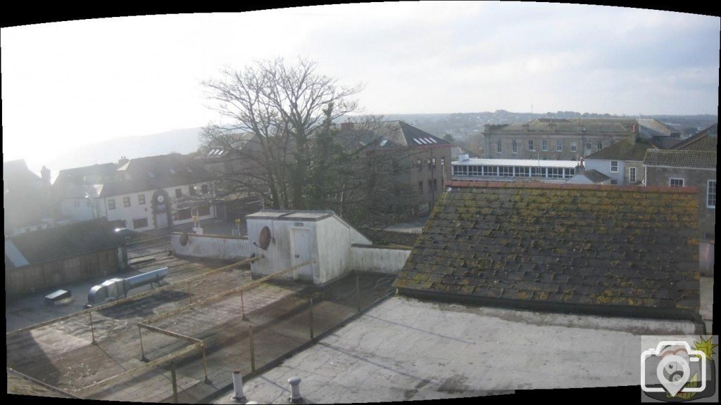 The back of Clarence Street