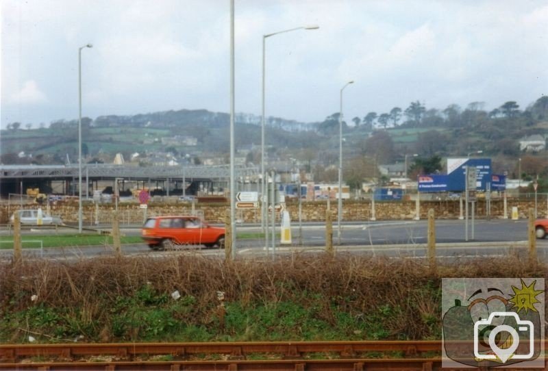 The building of Tesco