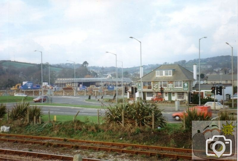 The building of Tesco