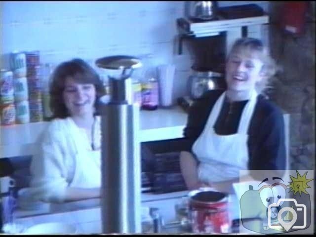The Cafe in Branwells Mill in 1990