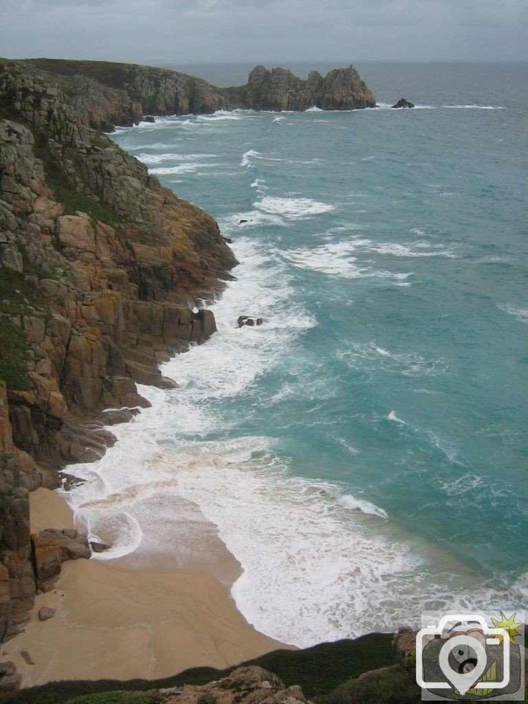 The cornish coast line