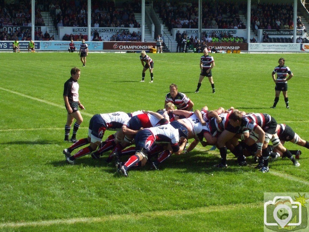 The first half at the Mennaye - 30Aug10