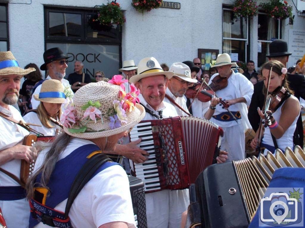 The Golowan Band - Men and Maids: Bernard on accordion