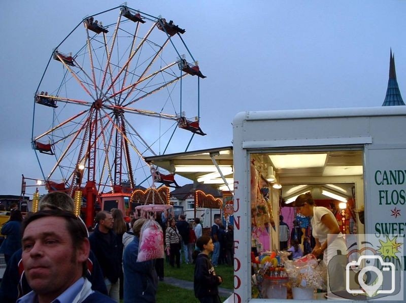 The Hot Dog stall and the Big Wheel, May, 2003