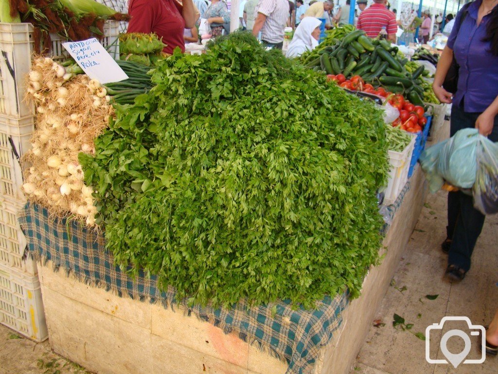 The local Tuesday/Friday fruit and veg market